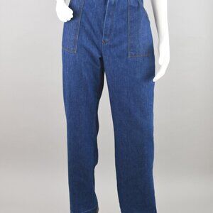 Vintage 70s Sears Roebuck High Rise Wide Leg Jeans 28